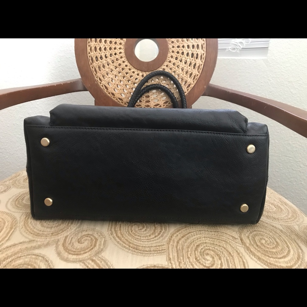 NWT Cole Haan Small Soft Tote Saddle Black - Picture 7 of 12